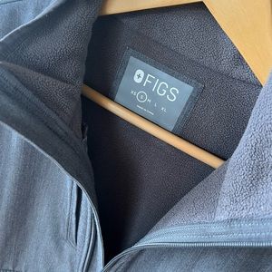 Figs jacket. Small. Granite gray